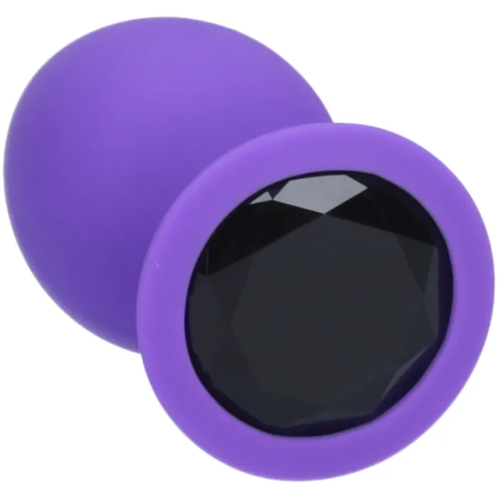 Silicone Jeweled Anal Plug Available In 3 Sizes Dark Amour Male Sex Toys