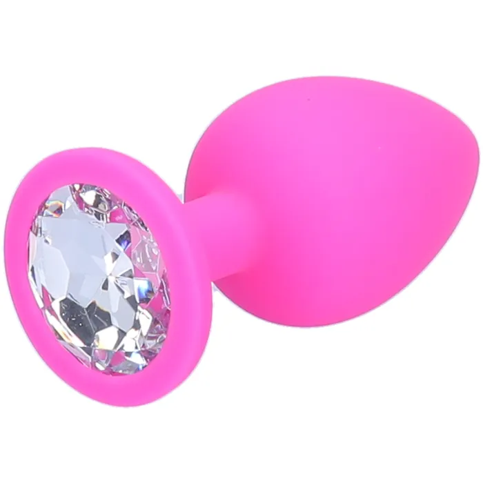 Silicone Jeweled Anal Plug Available In 3 Sizes Dark Amour Male Sex Toys