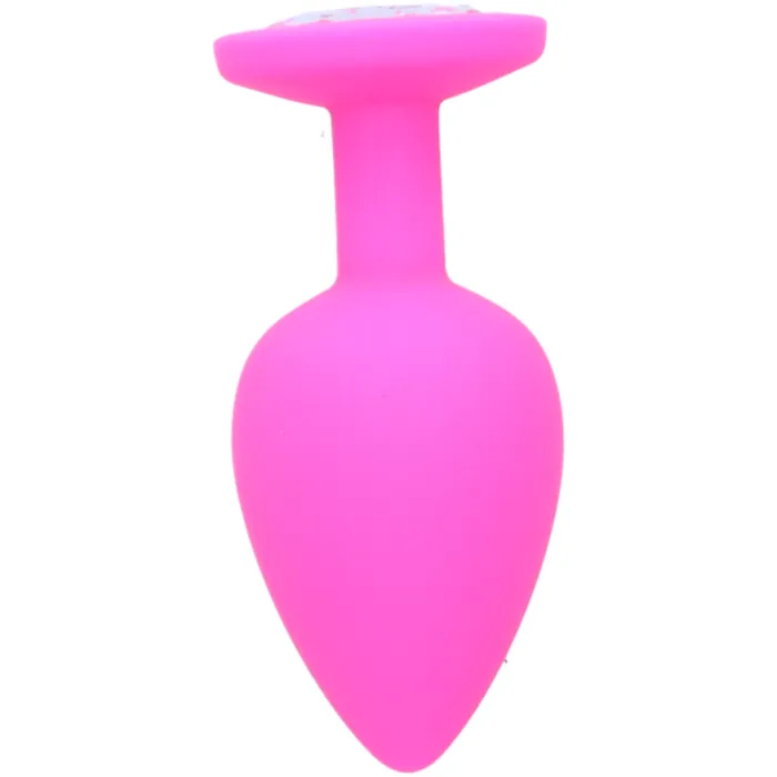 Silicone Jeweled Anal Plug Available In 3 Sizes Dark Amour Male Sex Toys