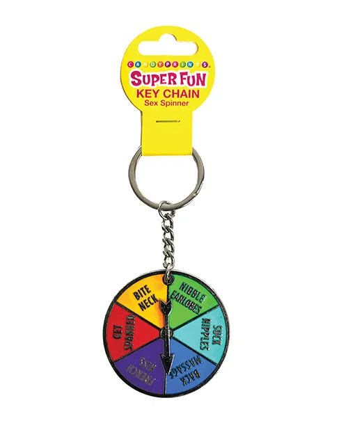 Super Fun Sex Spinner Key Chain Little Genie Female Sex Toys