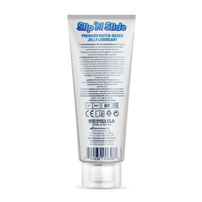 Swiss Navy SlipN Slide Premium Jelly Lubricant MD Science Lab Lubricants