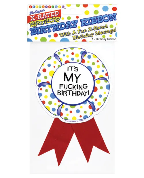 Vibrators Little Genie Happy Fucking Birthday Ribbon