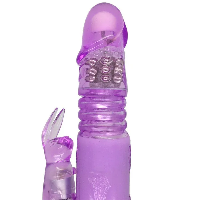Vibrators Pink BOB Thrusting Stroking Rabbit Vibrator