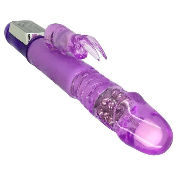 Vibrators Pink BOB Thrusting Stroking Rabbit Vibrator