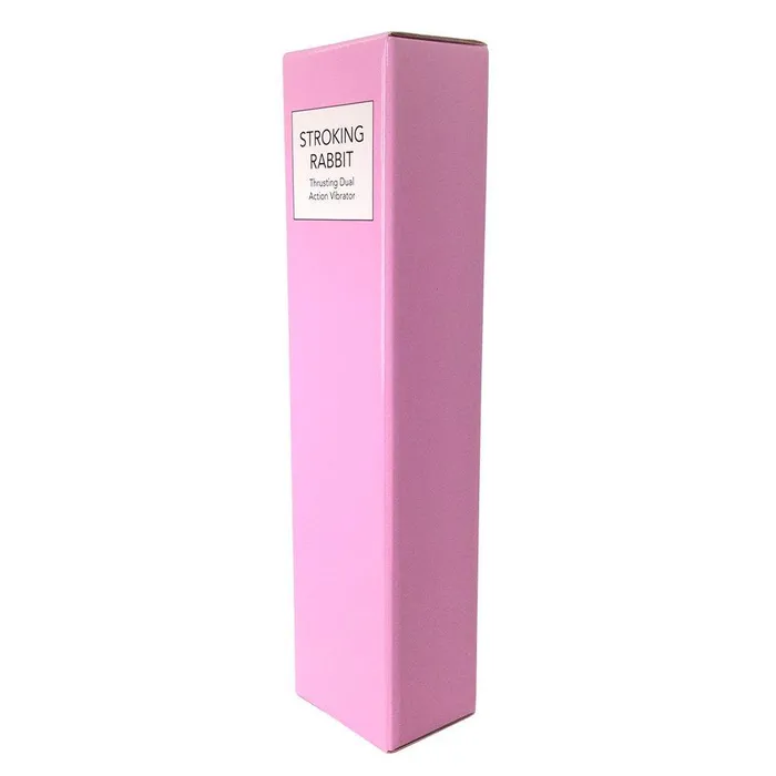 Vibrators Pink BOB Thrusting Stroking Rabbit Vibrator