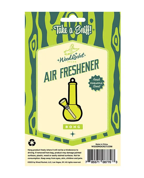 Wood Rocket Bong Air Freshener Pineapple Wood Rocket Vibrators