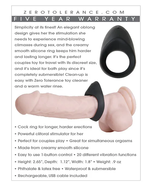 Zero Tolerance Night Rider Cock Ring Evolved Male Sex Toys