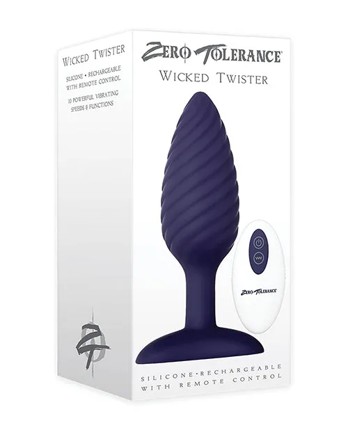 Zero Tolerance Wicked Twister Anal Rechargeable Plug Evolved Anal Zero Tolerance Wicked Twister Anal Rechargeable Plug Evolved Anal